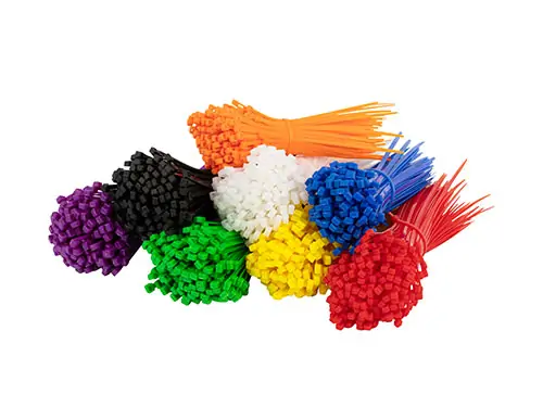 Colored Nylon Cable Ties for Easy Cable Identification